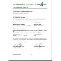 Schubert&Salzer 8021 – EC Declaration of Conformity