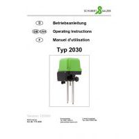 Schubert&Salzer 2030 Operating Instructions