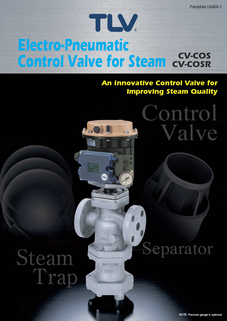 TLV Electro-Pneumatic Control Valve for Steam