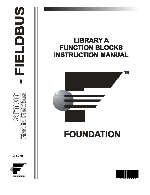 SMAR Foundation Fieldbus — Library A — Function Blocks